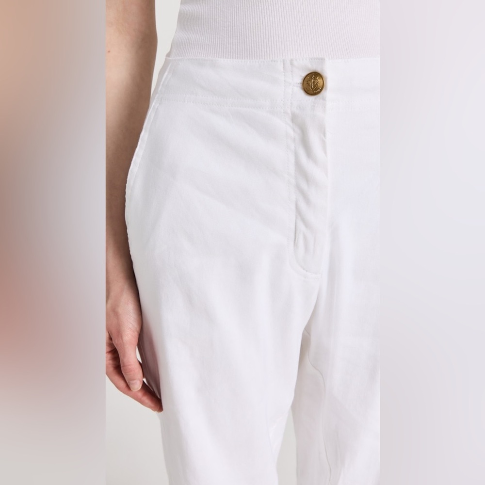 rag & bone White linen blend joggers. Fully lined in very good condition. W - 34 - Picture 4 of 14